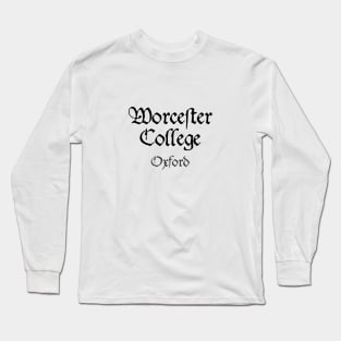 Oxford Worcester College Medieval University Long Sleeve T-Shirt